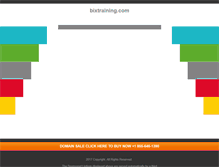 Tablet Screenshot of bixtraining.com